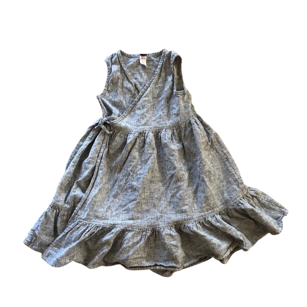 Tea Collection Stylish Gray Kids Dress